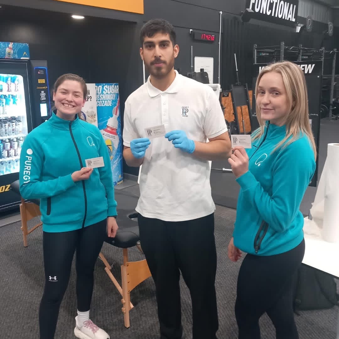 Primus Physio physiotherapist working with a patient at PureGym Stoke East